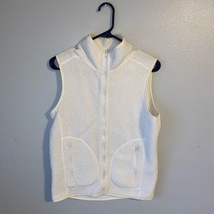 Selling a fleece white vest that I bought from the Arlington hardware store.